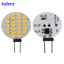 AYJERY 50PCS G4 LED Interior Lamps Halogen Replacement 3528 1210 24 SMD 12V Warm White/ White Car RV Marine Camper Cabinet Light 2024 - buy cheap