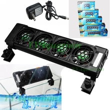 Fish tank Efficient Cooling Fan Quiet Chillers DC12V Coldwind For 42GAL Aquarium Temperature Reducer 110-240V BOYU #FS604 2024 - buy cheap