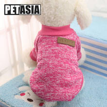 Classic Warm Dog Clothes Puppy Outfit Pet Sweater Clothing 8 Color Jacket Coat Winter Soft Costume For Small Dogs Chihuahua 2024 - buy cheap