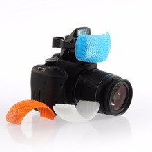 3 Color Up Flash Diffuser Cover for Canon for Nikon/Pentax/Kodak/Panasonic/Olympus DSLR SLR Flash Bounce Diffuser Cover 2024 - buy cheap