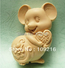 wholesale!!!1pcs Chinese Zodiac-Mouse(zx230) Silicone Handmade Soap Mold Crafts DIY Mold 2024 - buy cheap