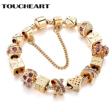 TOUCHEART Gold Custom love & jesus Bracelet & Bangles Charms For Women Luxury Brand Jewelry Making christian Bracelets SBR170012 2024 - buy cheap