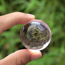 Esfera de pedra de quartzo rosa natural 1 peça, esfera criativa de cristal fluorite bola decorativa de cristal accessório 2024 - compre barato