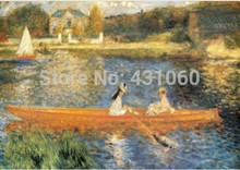 Landscape Oil Painting home decoration Pierre Auguste Renoir painting Decorative Painting The Seine at Asnieres High quality 2024 - buy cheap