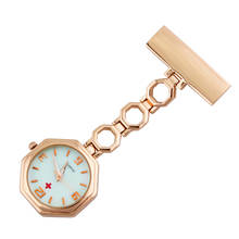 Clip-on Fob Nurse Watch Japan Quartz Movement Brooch Hanging Watches for Nurse Men Women Steel Pocket Watch relogio Clock 2024 - buy cheap