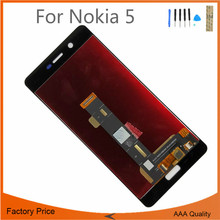5,2-дюймовый для Nokia 5 для Nokia5 ЖК-дисплей кодирующий преобразователь сенсорного экрана в сборе TA-1024 TA-1027 TA-1044 TA1053 TA-1008 TA1030 N5 LCD 2024 - купить недорого