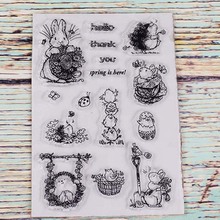 Spring is here transparent clear stamp for DIY Scrapbooking/Card Making/Kids Christmas Fun Decoration Supplies 2024 - buy cheap