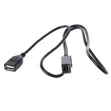Adaptador de Cable para coche, Cable de extensión USB para Honda Mitsubishi 2009, interfaz de música multimedia de Audio, piezas de diseño de coche 2024 - compra barato