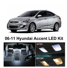 Kit de luces interiores LED de xenón para coche Hyundai Accent, 14 unidades/lote, envío gratis, 2006-2011 2024 - compra barato