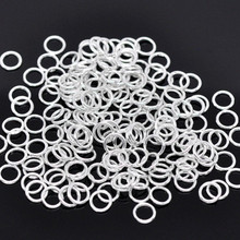 500 шт посеребренные круглые металлические припаянные кольца для прыжков, ювелирные изделия DIY, фурнитура 6 мм 2024 - купить недорого