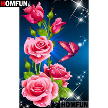 HOMFUN Full Square/Round Drill 5D DIY Diamond Painting "Flower landscape" Embroidery Cross Stitch 3D Home Decor Gift A11113 2024 - buy cheap