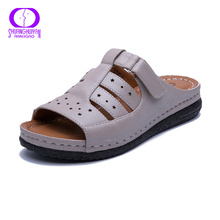 AIMEIGAO/Удобные Повседневные тапочки; женские летние туфли; домашняя обувь для пляжного отдыха; Новая модная женская обувь на плоской подошве 2024 - купить недорого
