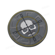 Russian Security Round Embroidered Patch Russia Skull Military Patches stripes Tactical Combat Emblem Appliques Badges 2024 - buy cheap