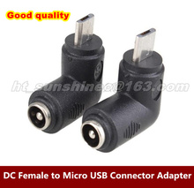 Free shipping via DHL/Fedex  500PCS/LOT  DC5.5x2.1mm Female Converter To Micro USB Male Adapter Connector 2024 - buy cheap