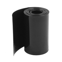 70mm/44mm PVC Heat Shrink Tubing Wrap Black 2m 6.5ft for 18650 Battery 2024 - buy cheap