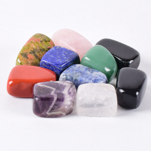 Natural Chakra Tumbled Stone 20-25mm Gemstone Rock Crystal polish Healing Meditation Reiki Polished Stones Minerals  specimen 2024 - buy cheap