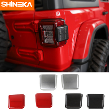 SHINEKA Stickers for Jeep Wrangler JL 2018 Up 3D Car Rear Tail Light Lamp Decoration Cover Trim Stickers Exterior Accessories 2024 - buy cheap