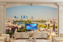 Large murals papel de parede ,France Houses Rivers Paris Cities wallpapers,living room tv sofa wall bedroom 3d wallpaper 2024 - buy cheap