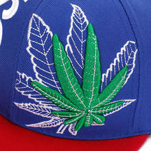 Women Men Vogue Sreet 3D Hemp leaf Embroidery Baseball Caps Maple leaves Chapeu Gorras Casquette  snapback Hip Hop hats 2024 - buy cheap