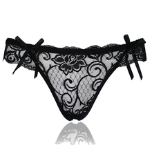 Women Sexy Lace G-String Panties Transparent  Thong Underwear Women Brazilian T Back Panties tangas Calcinha Ropa interior mujer 2024 - buy cheap