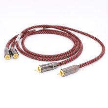 Par de Cables de Audio A56 Hifi Canare 5N OFC, alta gama, RCA, 2 uds. 2024 - compra barato