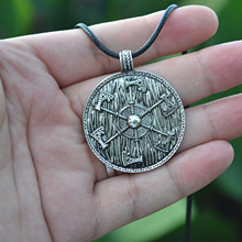 Colar amuleto masculino 2016, colar retrô gótico eslavo com pingente de pagão, joia artesanal 2024 - compre barato