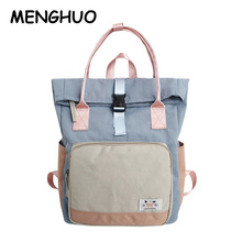 Menghuo нейлоновый рюкзак для девочек, Новый Модный водонепроницаемый рюкзак для студентов, повседневный рюкзак для путешествий 2024 - купить недорого