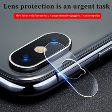Protector de cristal templado para lente de cámara de iPhone, cristal templado para iPhone X, XS Max, XR, 8, 7, 6, 6s Plus, 13, 12, 11 Pro Max, 3-1 unidad 2024 - compra barato