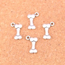 120 Pcs Antique Silver Plated dog bone Charms Diy Handmade Jewelry Findings Accessories 16*10mm 2024 - buy cheap