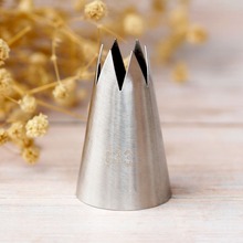 #633 Piping Nozzle Cake Decorating Tools Stainless Steel Icing Nozzles Cream Pastry Nozzles Large Size Open Star Tips 2024 - buy cheap