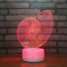 Factory Wholesale Abstract 3D Led Touch Lamp Creative Energy-saving Desktop Usb Night Light Led Usb 3d Light Fixtures 2024 - buy cheap