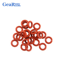 Gearway Red Silicon O Ring Seal Gasket 2.65mm CS O Ring Seal Washer 7.1/7.6/8/8.5/17/19/20mm ID VMQ Anti-age O Type Ring 2024 - buy cheap