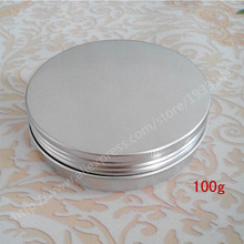 Hot sale 10Pcs 100 Gram Aluminum Jar With Lid Cosmetic jars Empty Cosmetic Containers, 100G Containers Cream Jars 2024 - buy cheap