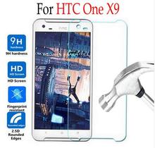 9H para HTC uno X9 de vidrio templado para HTC uno X9 X 9 X9u E56ML doble frente protector de pantalla del teléfono funda protectora funda de Film 2024 - compra barato