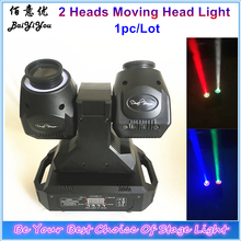 Luz de cabeça móvel com design exclusivo, cabeça móvel de feixe duplo, 2 peças, 30w, rgbw, 4 em 1, feixe de luz led com 2x12 peças de faixas de led 2024 - compre barato
