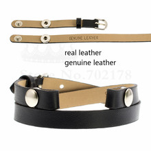 1pc Genuine leather Bracelet 8mm width 9cm+32cm length wristband fit for Essential Oil Diffuser Locket bracelet 2024 - buy cheap