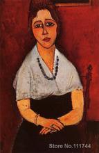 Women painting Elena Picard Amedeo Modigliani artwork on canvas High quality Hand painted 2024 - buy cheap