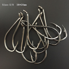 CN05 100pcs/lot 5/0 High Quanlity Stainless Steel Octopus Fishing Hook Mustad Squid Fishing Hook 2024 - buy cheap