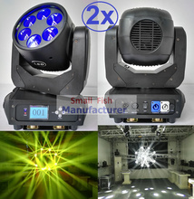 2xLot Super Beam Moving 6x25W White Led Lamp Beam Wash DJ Stage Lighting 12/20 DMX Channels Hi-Quality Hot Sales 135W New Design 2024 - buy cheap