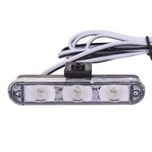 Luz LED intermitente de rejilla de ráfaga para coche, luz estroboscópica de advertencia para camión, luces de bomberos, DC 12V, zk30, 2x3 led 2024 - compra barato