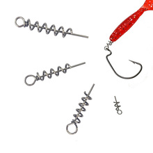 20Pcs Fishing Hook Centering Pin Spring Twist Crank Lock For Soft Lure Baits Rigs Fishing Tools Size 1.4cm 3.5cm 4.5cm 5.0cm 2024 - buy cheap