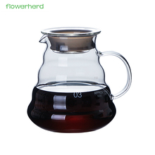 Heat-resistant Pour Over Glass Coffee Pot Filter Coffee Craft Hand Drip Coffee Pot Pyrex Heat-proof Coffee Kettle Percolator 2024 - buy cheap