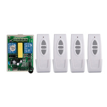 AC 220 V 2 CH RF Wireless Remote Control switch Receiver+Transmitter tubular motor garage door projection screen shutters window AC 220 V 2 CH RF Wireless Remote Control switch Receiver+Transmitter tubular motor garage door projection screen shutters window