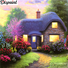 Dispaint Full Square/Round Drill 5D DIY Diamond Painting "House flower" Embroidery Cross Stitch 3D Home Decor A11123 2024 - buy cheap