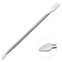 1pcs  New Nail Art Cuticle Pusher Stainless Steel Nail tools File Spoon Remover 2024 - buy cheap