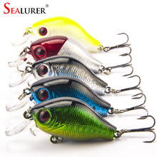 SEALURER Brand Crankbait Fishing Lure 5.5cm 8G High Quality Winter Wobbler VIB Fly Fishing Hard Bait Fishing Tackle 5pcs/lot 2024 - buy cheap