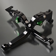 Palancas de embrague de freno de motocicleta, accesorio plegable y ajustable, extensible, para Kawasaki NINJA250R 2008-2012 NINJA400 2018 NINJA 250 R/400 CNC 2024 - compra barato