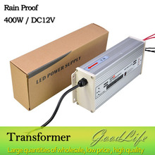 DC 12V 400W Rain Proof  LED Power supply,Power adapter, outdoor use,Lighting Transformer 2024 - buy cheap