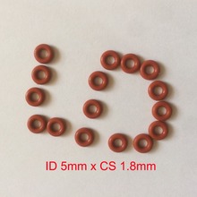 ID 5mm x CS 1.8mm o-ring rubber silicone seal 2024 - buy cheap