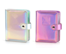 20 Slots Holographic Silver/Pink Nail Stamping Plate Case Laser Rectangle 6*12CM Nail Art Plate Organizer Holder Leather Bag 2024 - buy cheap